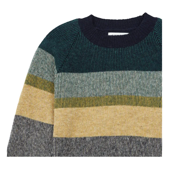 Maglione Gaston in alpaca e lana merino | Verde- Immagine del prodotto n°1