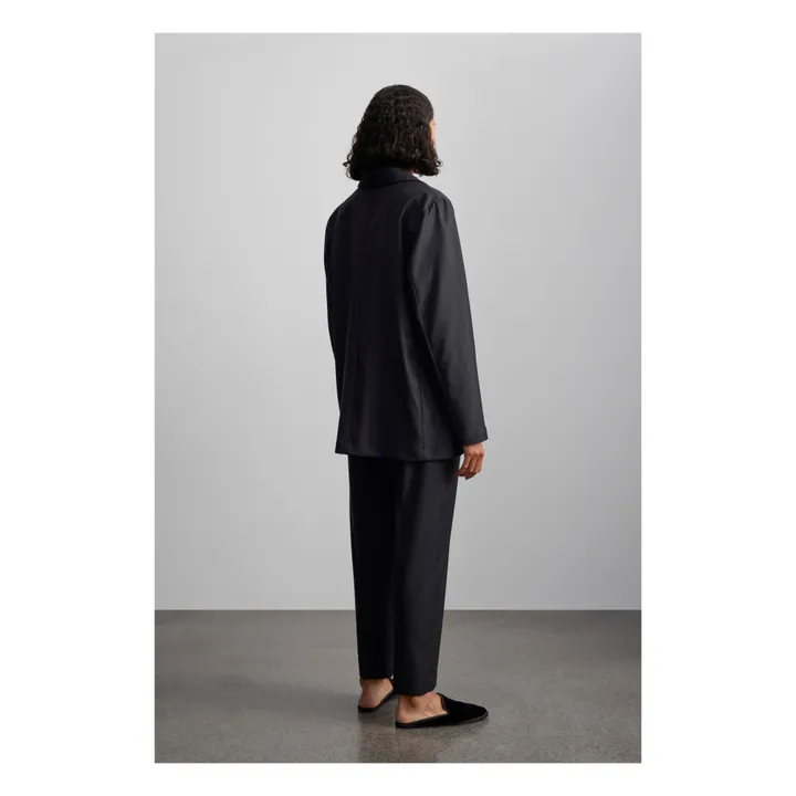 Pantalones Anna de algodón ecológico | Negro- Imagen del producto n°4