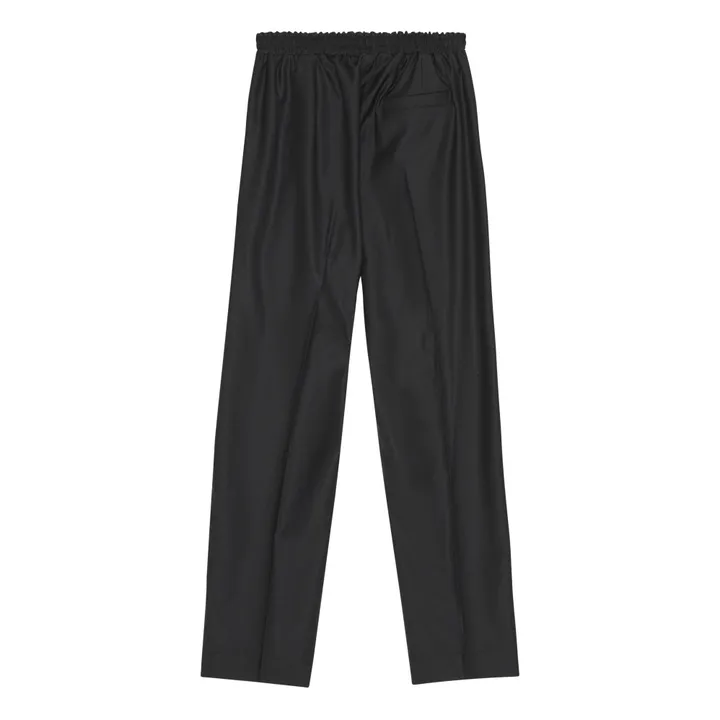 Pantalones Anna de algodón ecológico | Negro- Imagen del producto n°5