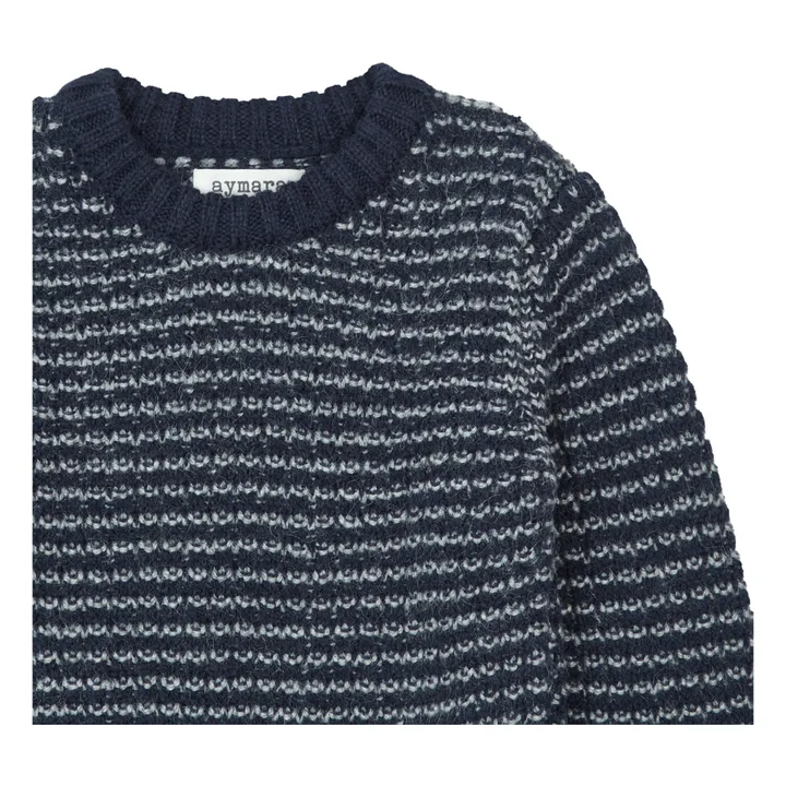 Jersey de lana de alpaca Joe | Azul Marino- Imagen del producto n°1