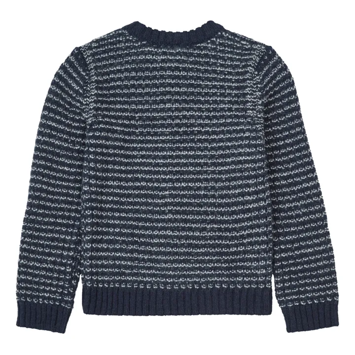 Jersey de lana de alpaca Joe | Azul Marino- Imagen del producto n°2