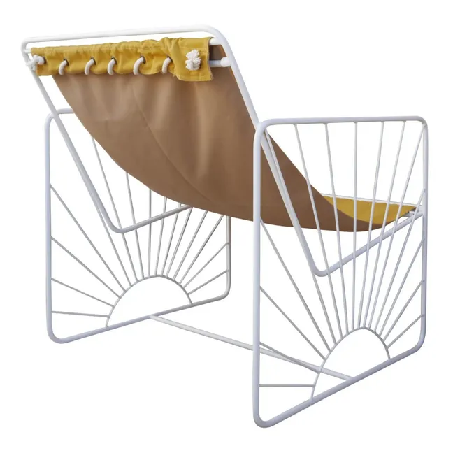 Dolores Outdoor Lounge Chair - Waterproof Fabric | White