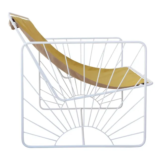Dolores Outdoor Lounge Chair - Waterproof Fabric | White