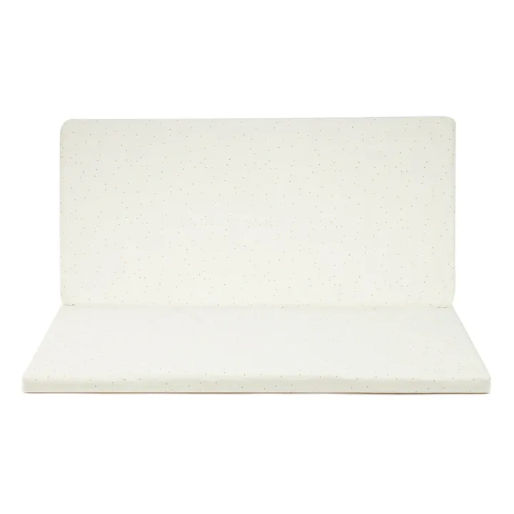 Faltbare Bodenmatratze aus Bio-Baumwolle Bebop | Weiß- Produktbild Nr. 1