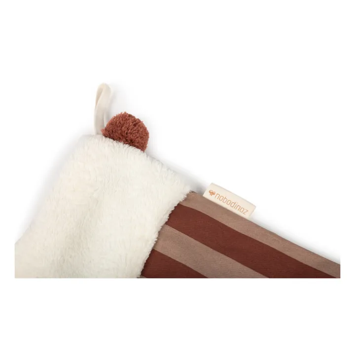 Majestic Weihnachtssocke aus Bio-Baumwolle | Terracotta- Produktbild Nr. 3