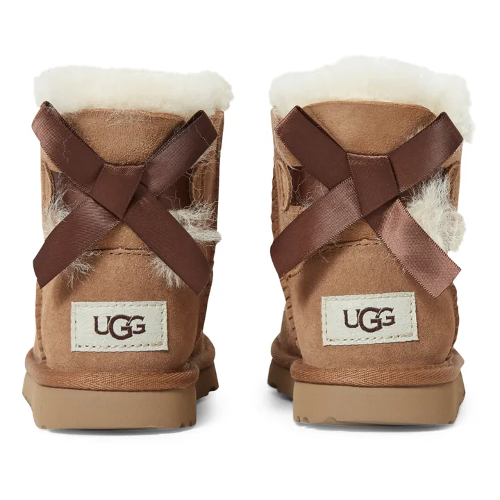 Mini Bailey Bow II Lined Boots | Camel- Product image n°2