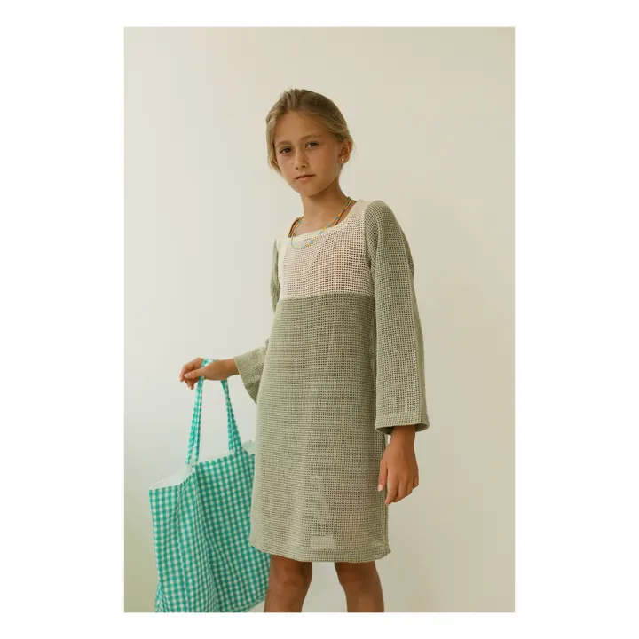 Vestido de ganchillo Pippa | Salvia- Imagen del producto n°4