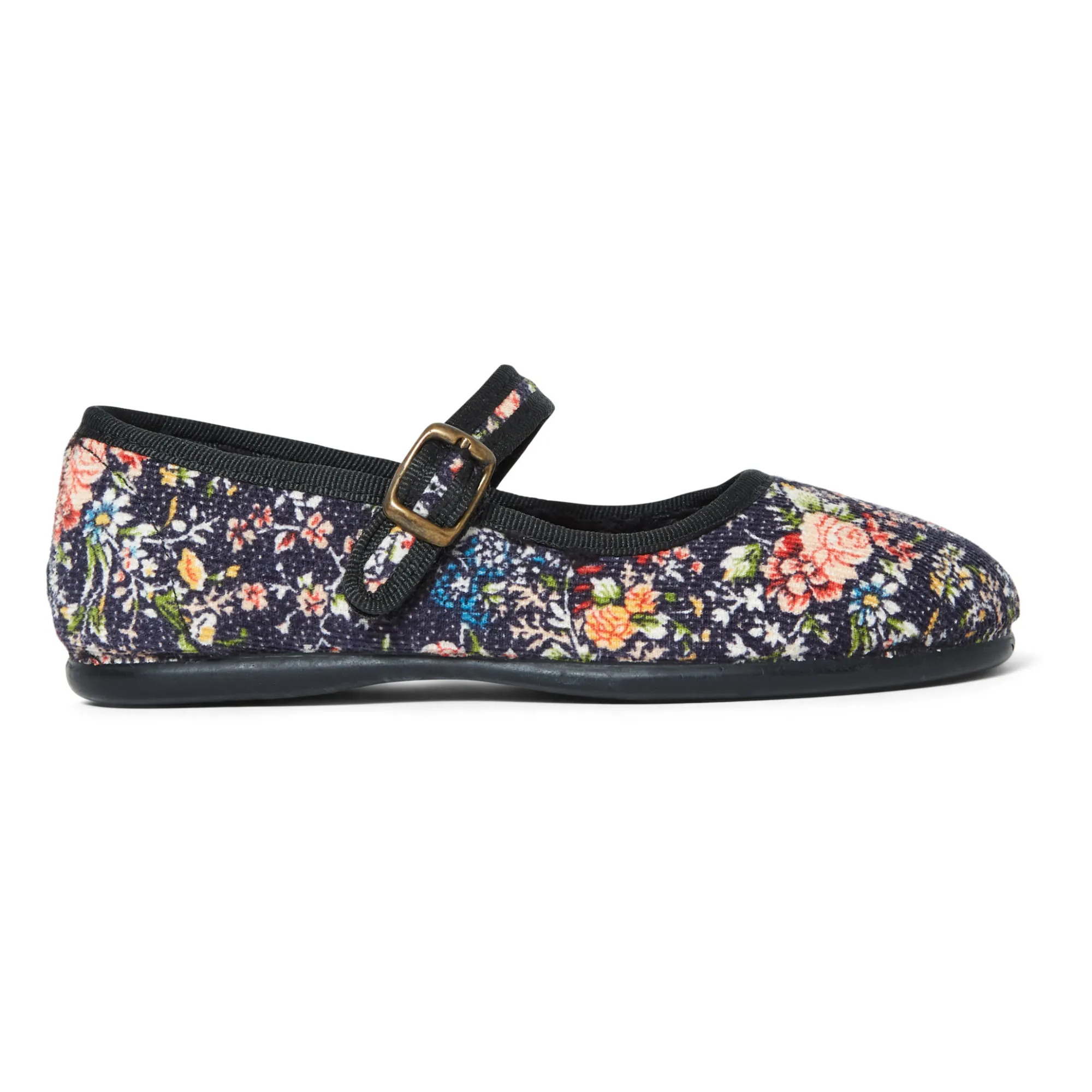 Bonjour Navy Blue Corduroy Slippers