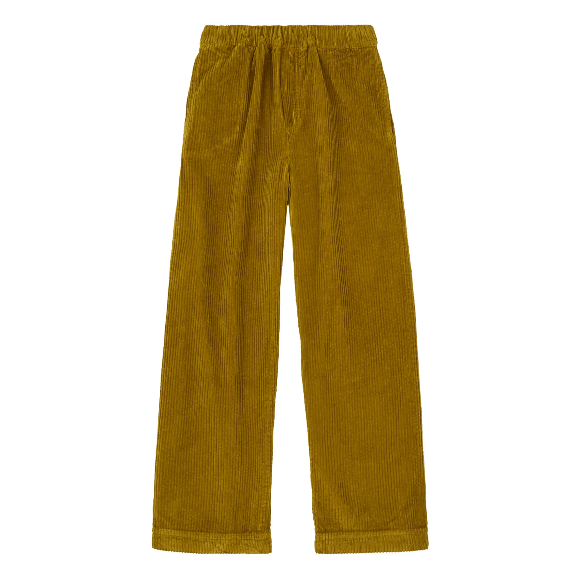 Finger In The Nose Mustard Andy Velour Trousers