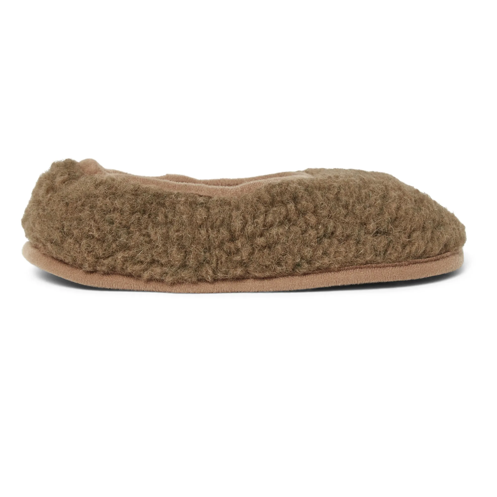 Alwero Brown Ballerina Slippers - Adult Collection