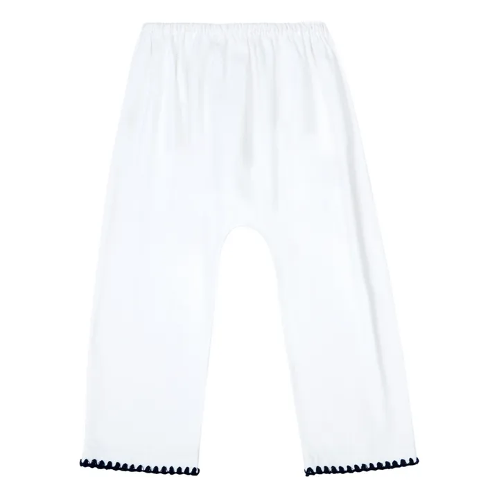 Valan Organic Cotton Trousers | Ecru- Product image n°1