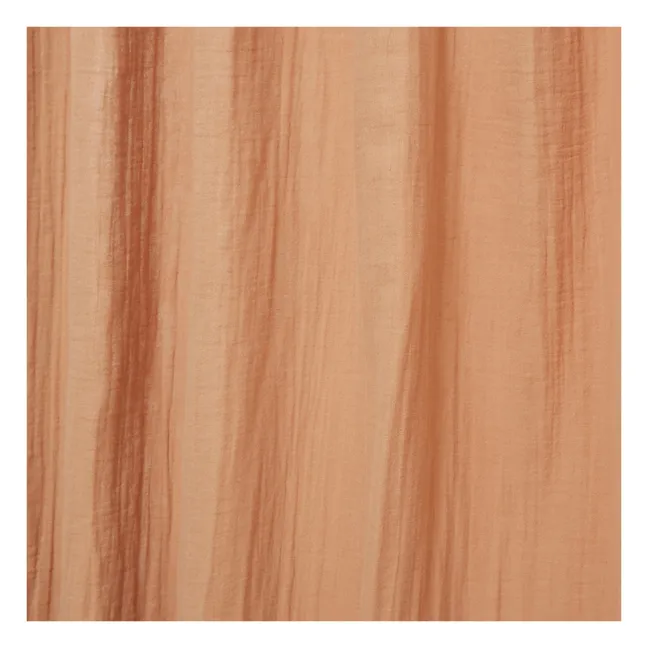 Cortina Dili en velo de algodón | Beige rosado