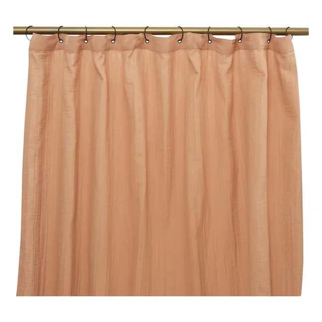 Cortina Dili en velo de algodón | Beige rosado
