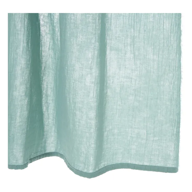 Dili Cotton Voile Curtain  | Celadon