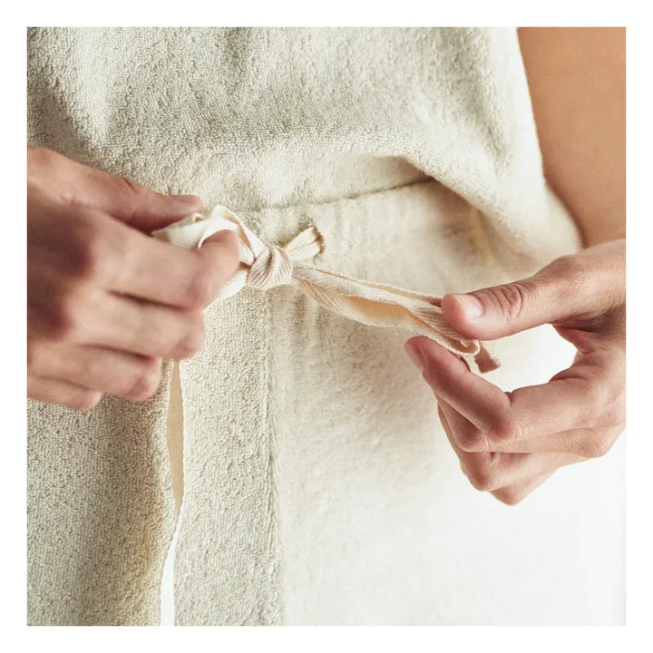 Short de tejido rizo Hortensia - Colección Mujer  | Crudo- Imagen del producto n°2