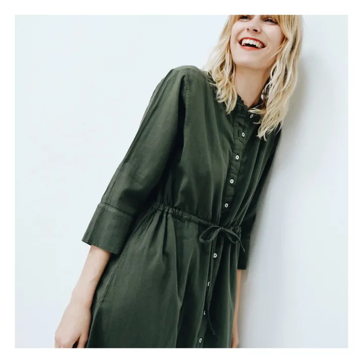 Clove Dress - Women's Collection  | Forest Green- Product image n°1