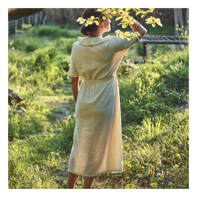 Robe Camarine Coton Bio - Collection Femme  | Crème