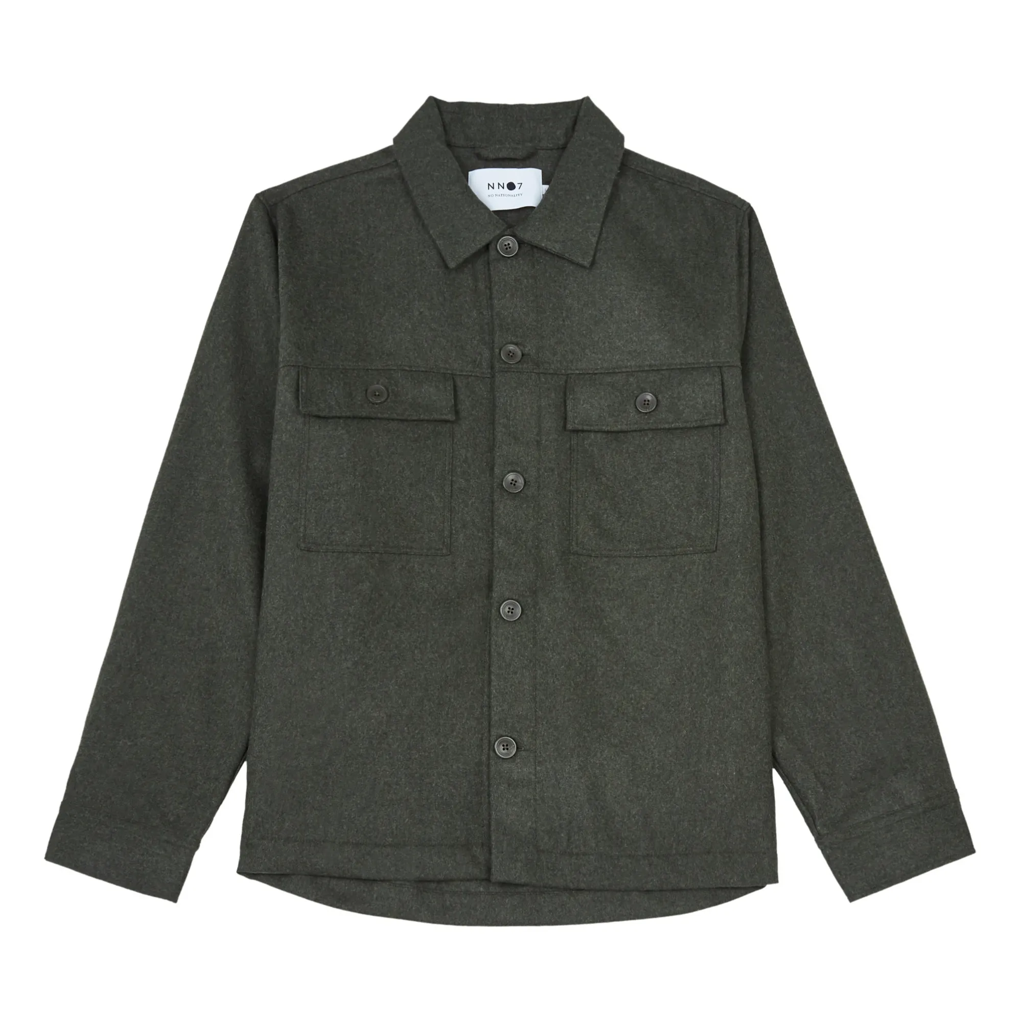 Nn.07 Khaki Wilas 1630 Overshirt