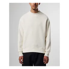 NN.07 - Briggs Mock 3503 Sweatshirt - Cream | Smallable