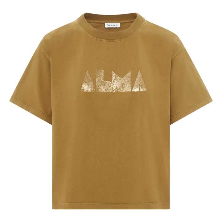 Camiseta estampada Alma Organic Cotton | Khaki- Imagen del producto n°0