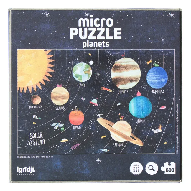Micro puzzle Découvrir les planètes - 600 pièces