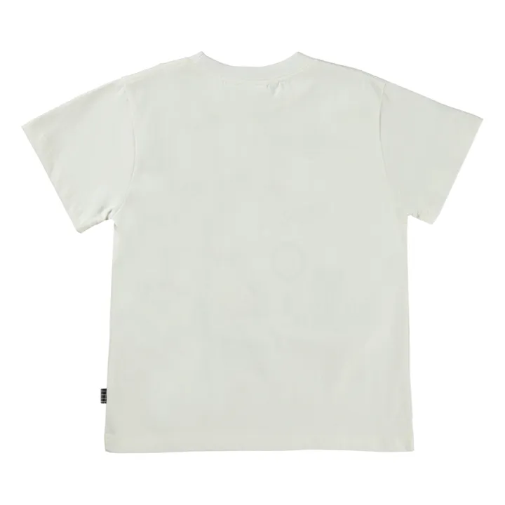 T-Shirt Coton Bio Stickers | Ecru- Image produit n°3