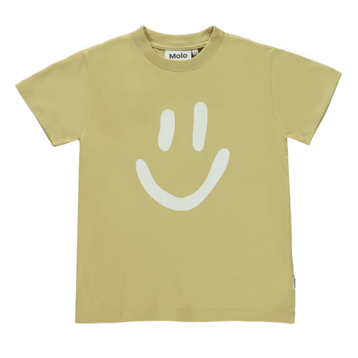 Camiseta de algodón ecológico Roxo | Beige- Imagen del producto n°0