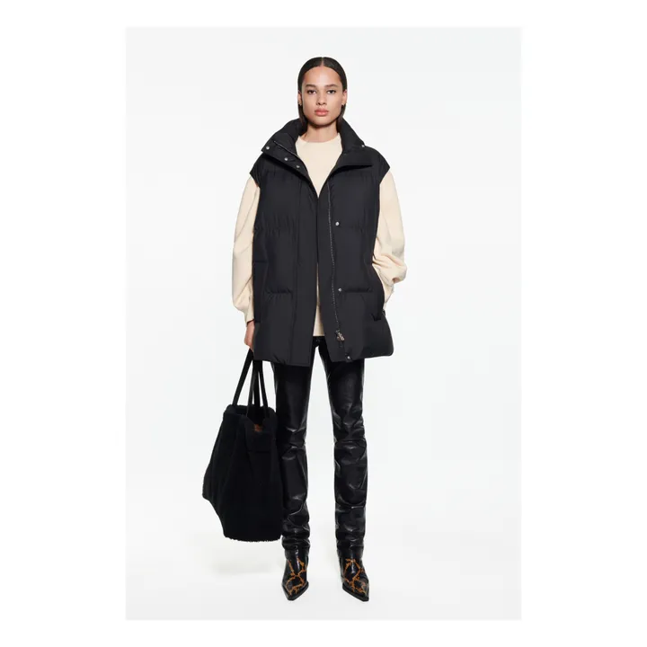 Zola Puffer Vest | Black- Product image n°1
