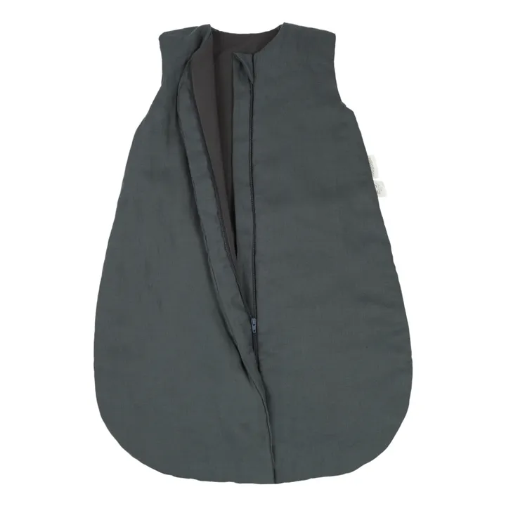 Baby Sleeping Bag - French Linen | Blue- Product image n°1