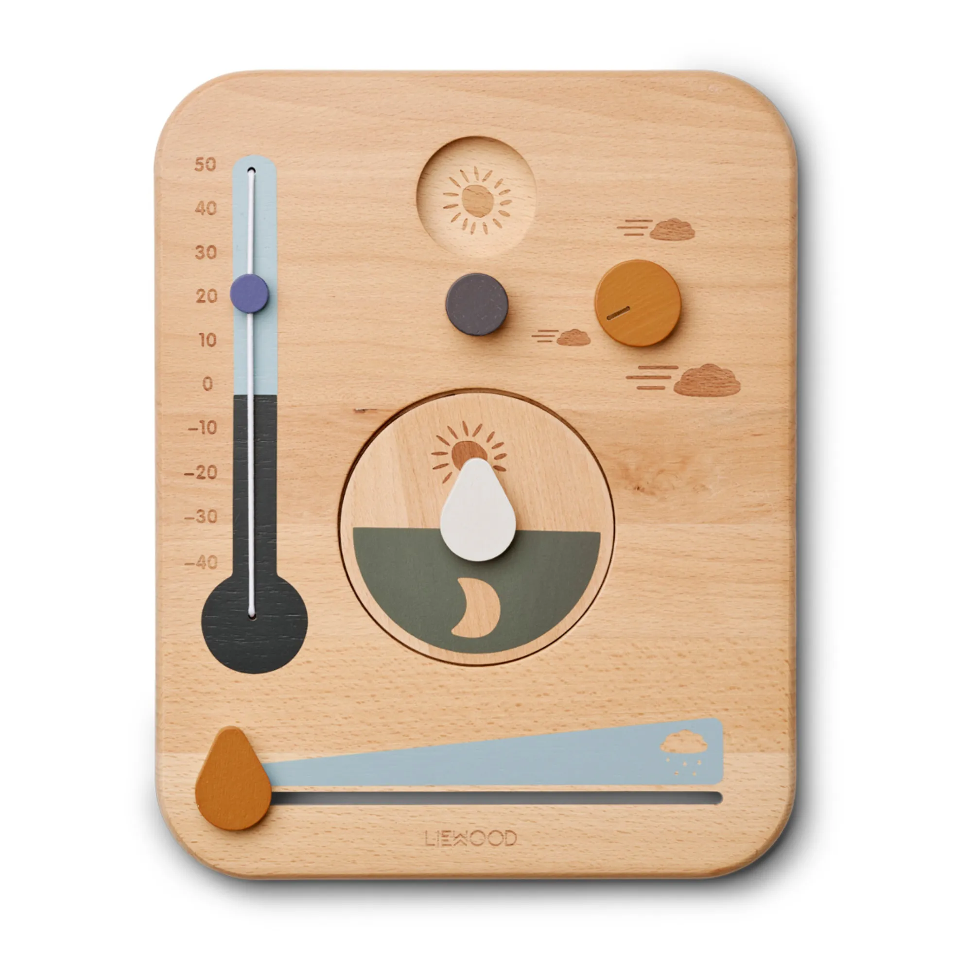 Liewood Green Piet Wooden Weather Station
