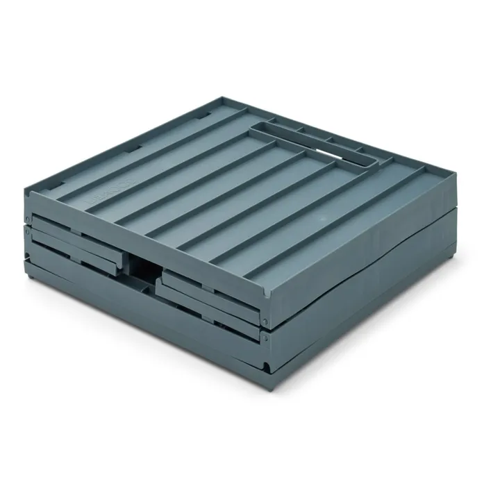 Boite de rangement Elijah et son couvercle | Whale blue- Image produit n°6