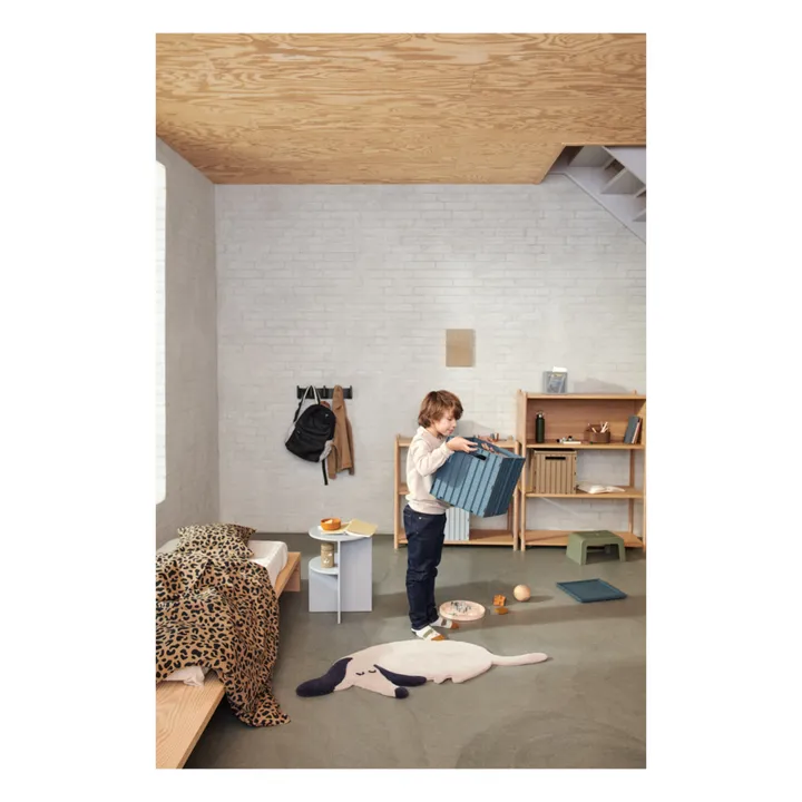 Boite de rangement Elijah et son couvercle | Whale blue- Image produit n°5