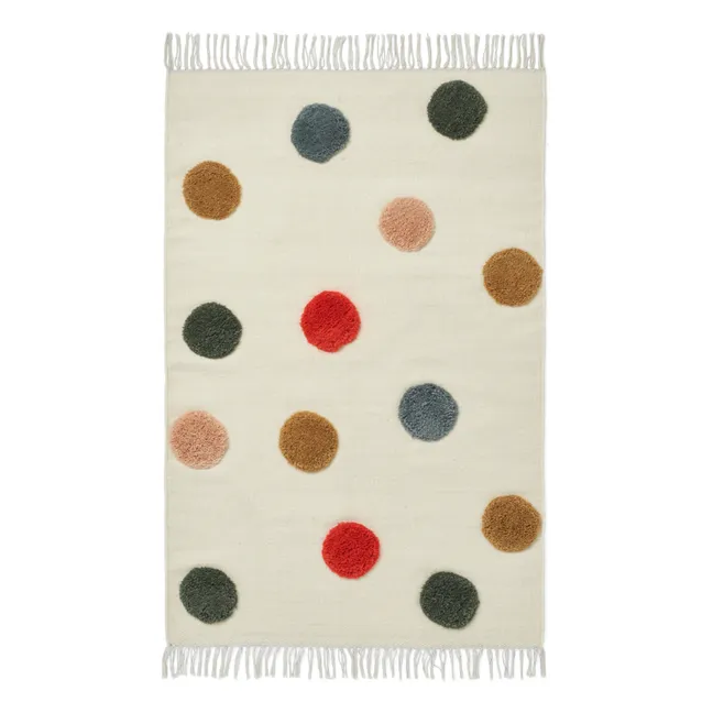 Bent Wool and Cotton Rug