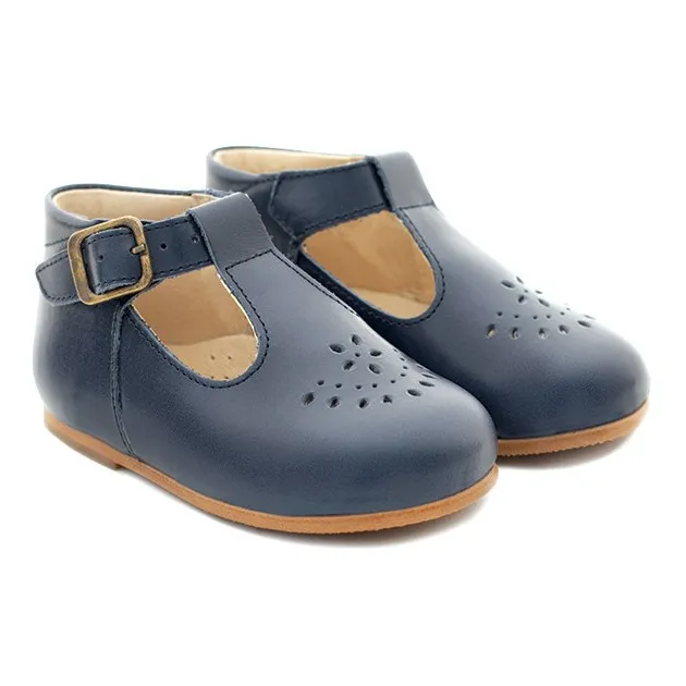 Milton T-Bar Mary Janes | Navy blue- Product image n°1