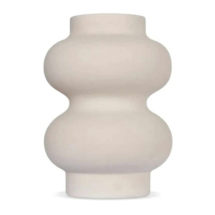 Vase Double en céramique | Blanc- Image produit n°0