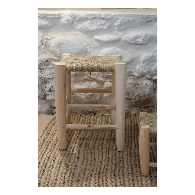 Tabouret en bois - 45 x 35 cm