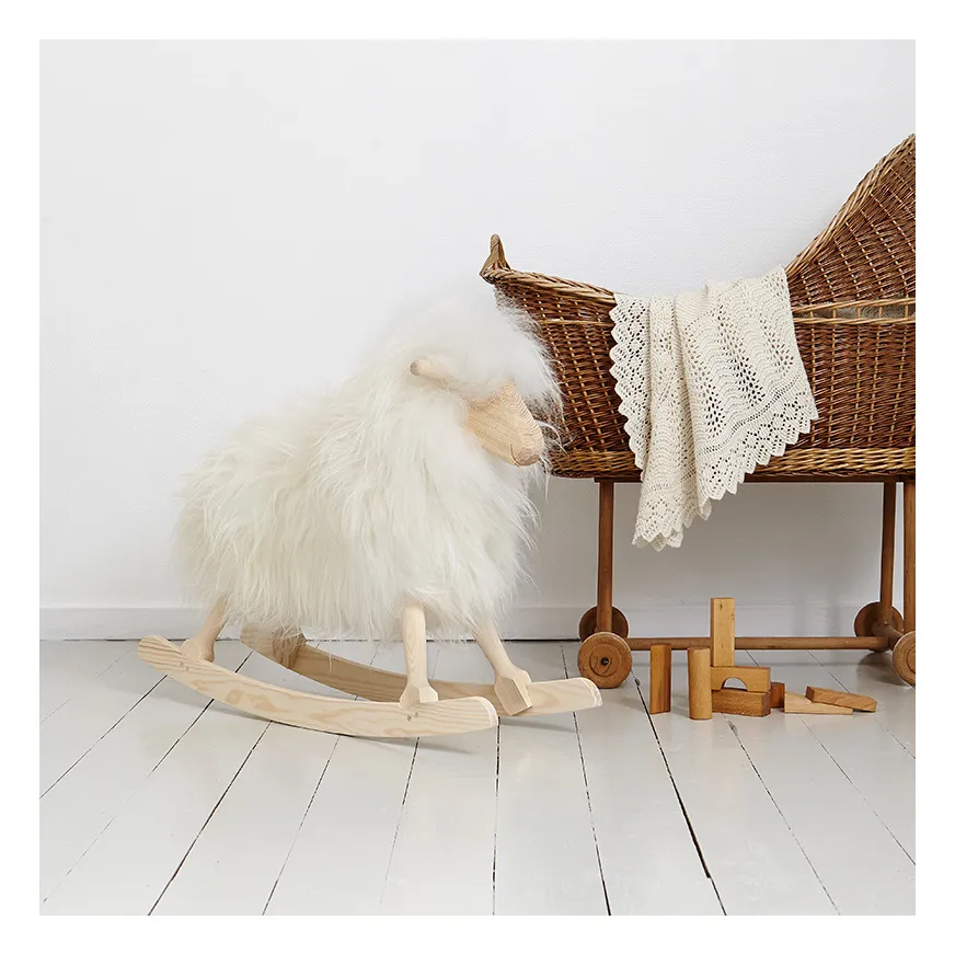 Mouton à bascule   | Blanc- Image produit n°2