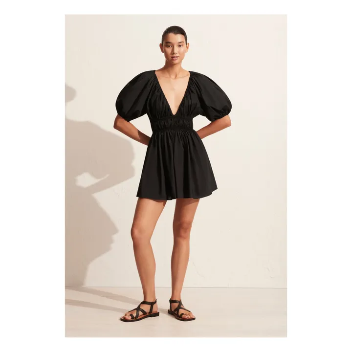 Minivestido Shired Plunge | Negro- Imagen del producto n°0