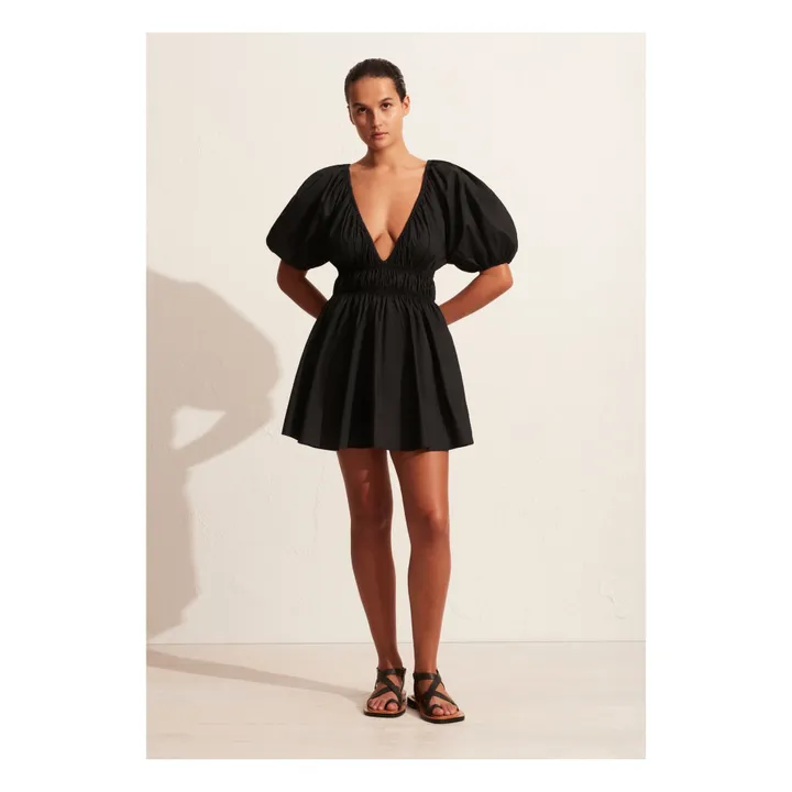 Minivestido Shired Plunge | Negro- Imagen del producto n°2