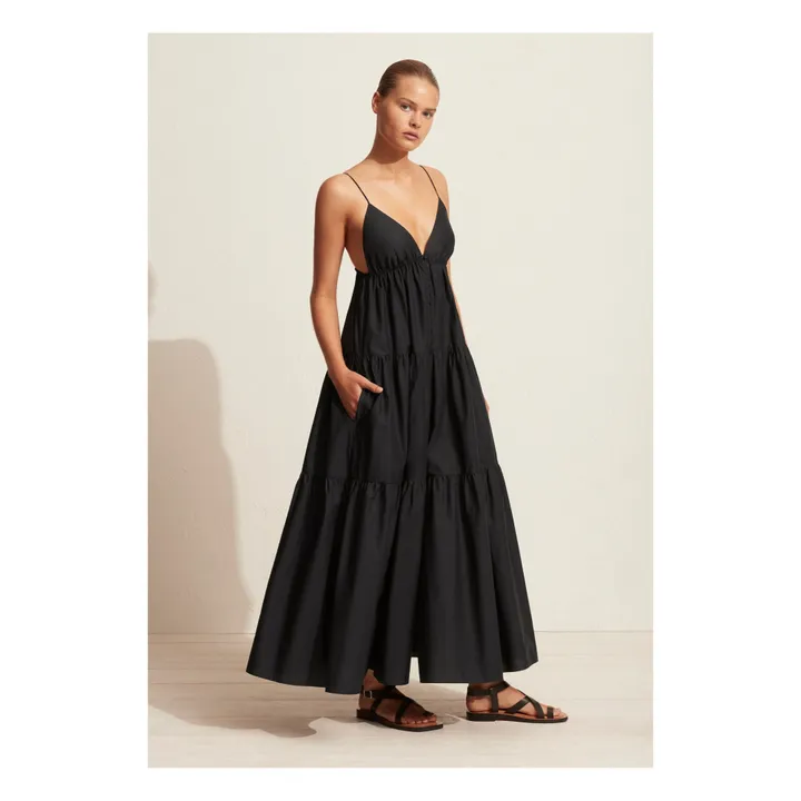 Vestido de triángulos | Negro- Imagen del producto n°2