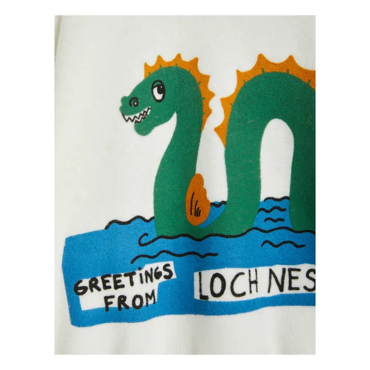 Sweat Eponge Coton Bio Loch Ness | Ecru- Image produit n°3