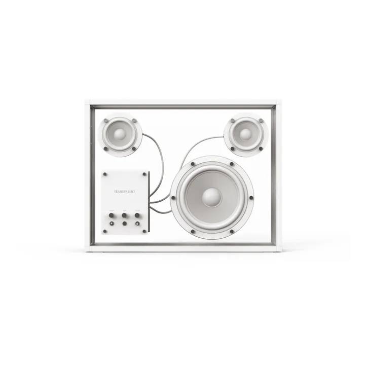 Lautsprecher aus gehärtetem Glas | Weiß- Produktbild Nr. 0