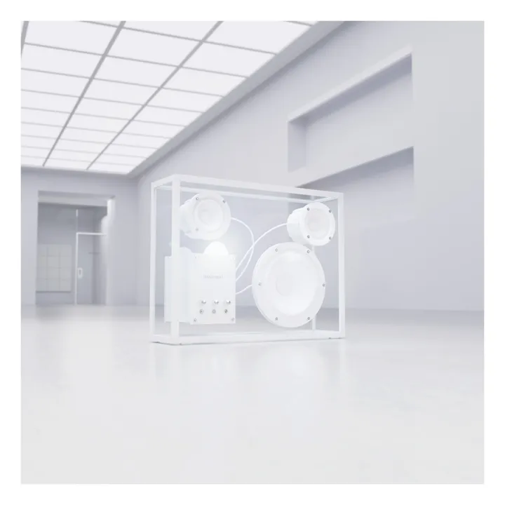 Lautsprecher aus gehärtetem Glas | Weiß- Produktbild Nr. 2