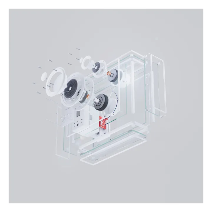 Lautsprecher aus gehärtetem Glas | Weiß- Produktbild Nr. 8