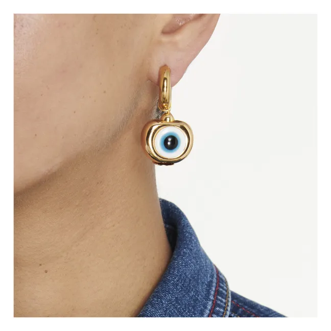 Eye Earrings | Gold
