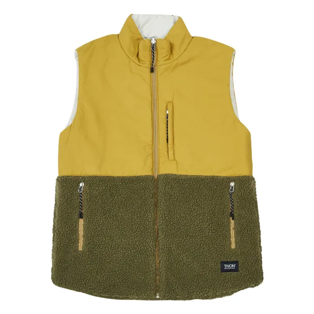 Veste Sans Manches Réversible Mountain | Vert olive