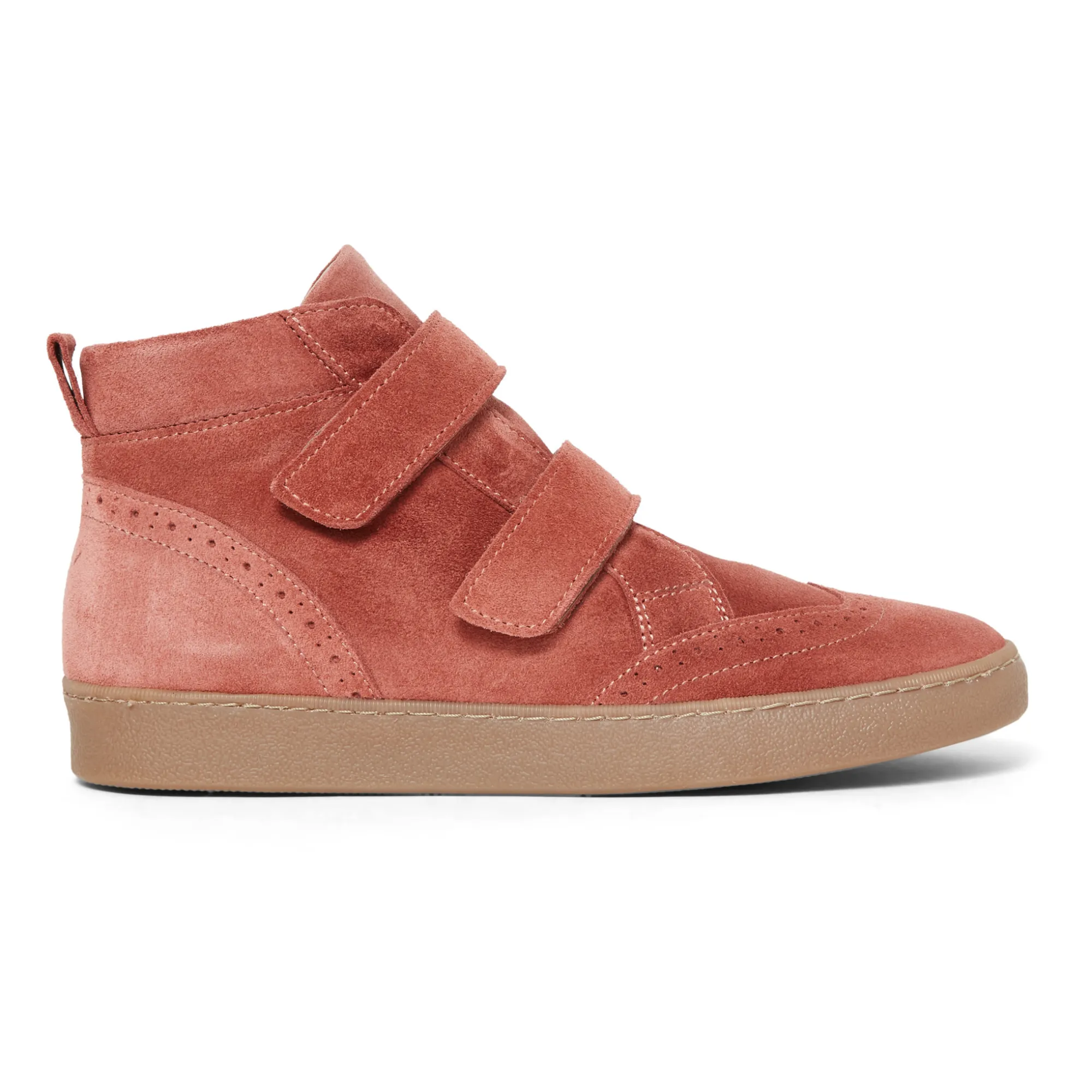 Pèpè Pink Nubuck Velcro Sneakers