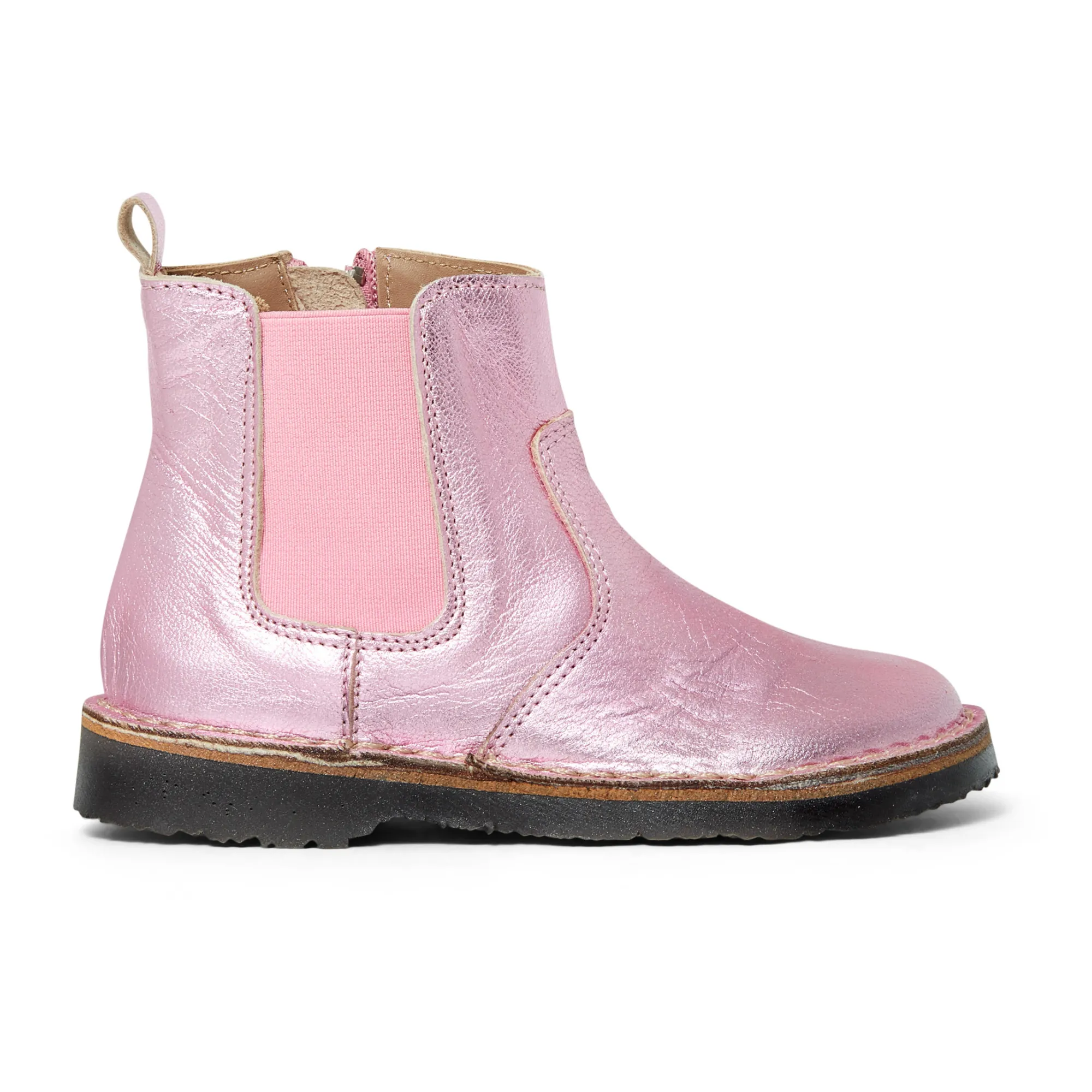Pèpè Copper Red Suede Chelsea Boots