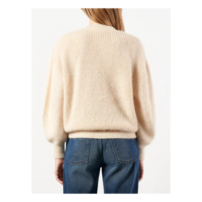 Usev Mohair and Organic Cotton Jumper - Women’s Collection  | Ecru