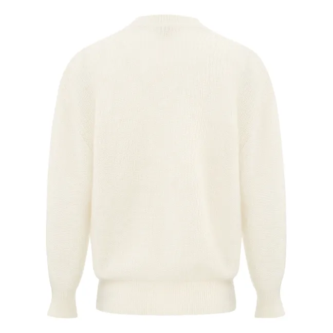 Usev Mohair and Organic Cotton Jumper - Women’s Collection  | Ecru